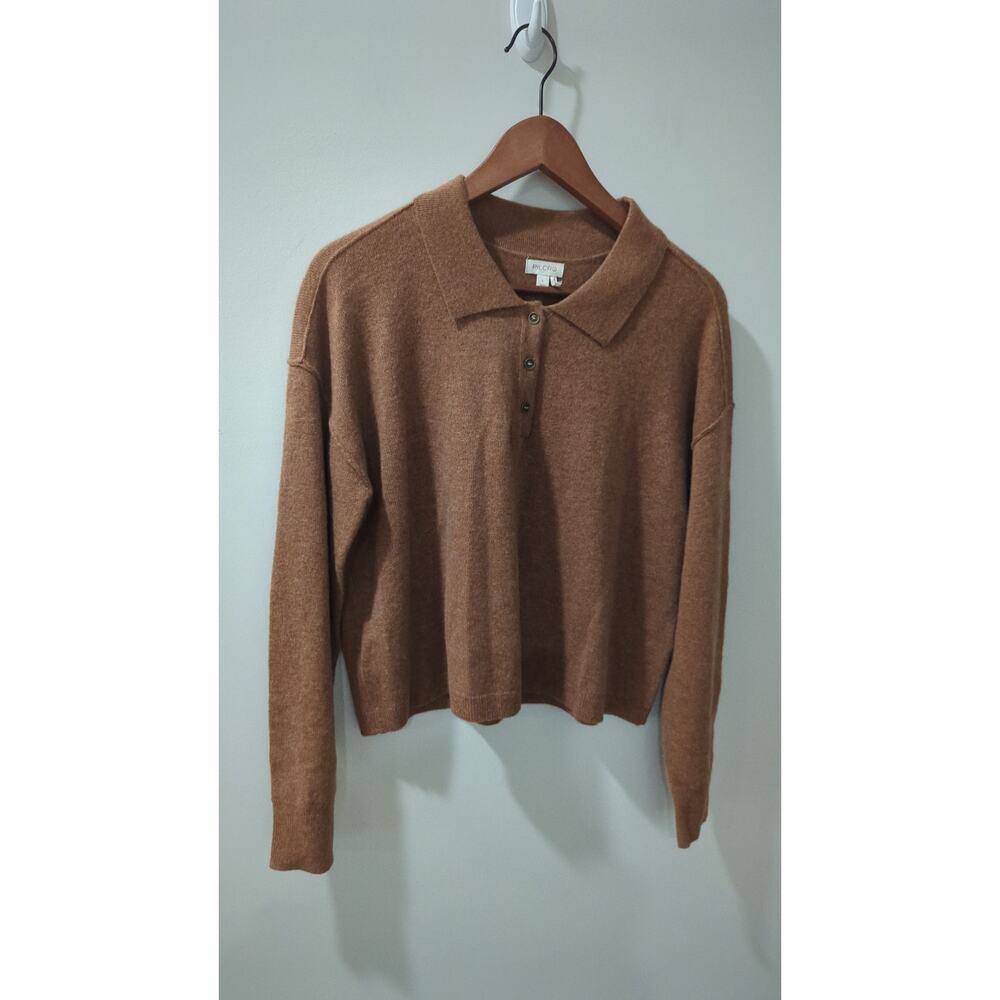 Pilcro Anthropologie The Jensen Cashmere Cropped Jumper Sweater - Picture 3 of 5